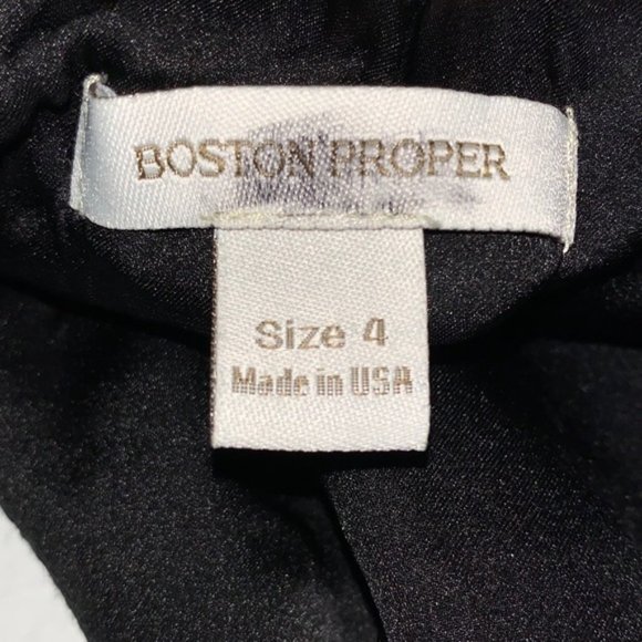 Boston Proper High/low peacock print dress - Picture 7 of 7